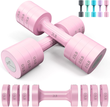 Adjustable Dumbbells Set: 5 Lb Weights for Home Gym Training - £43.21 GBP