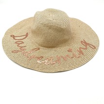 David and Young Packable Sunhat Daydreaming Beachy Floppy Summer Travel OS - $17.99