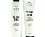 AG Hair Sterling Silver Shampoo 10 oz &amp; Conditioner 6 oz Duo - £20.72 GBP