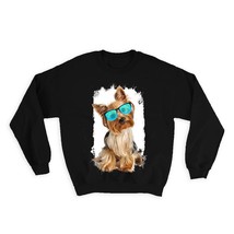 Yorkshire : Gift Sweatshirt Pet Animal Puppy Dog Cute Funny - £23.05 GBP