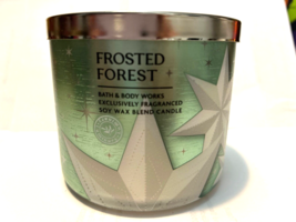 Frosted Forest Bath &amp; Body Works 3 Wick Candle 14.5OZ New - £13.43 GBP