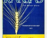 1977 Kansas The Wheat State Official State Highway Transportation Map  - $10.89