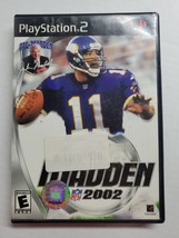 Madden NFL 2002 PS2 PlayStation 2 - Complete CIB - £4.70 GBP