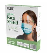 New FLTR Anti fog Face Shield 10 pack Pure Protection Acrylic frame Reus... - £7.59 GBP