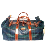 Vintage Polo Ralph Lauren Long Tartan Duffle Bag Size 24&#39;&#39; x 14&#39;&#39; x 12&#39;&#39; - £244.50 GBP