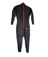 Womens Front Zip Scuba Diving Wetsuit Size Small Made In USA Black Red H... - $64.38