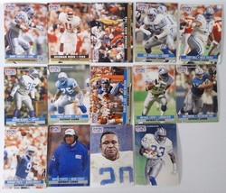 1991 Pro Set Series 1 Detroit Lions Team Set 14 Football Cards - $3.00