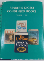 Reader&#39;s Digest Condensed Books Volume 1 1981 hardback/dust Jacket Good - $5.94