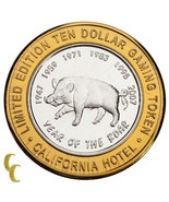 Sam Boyd&#39;s Las Vegas Gaming Token Year of the Boar 999 Fine Silver - $1,153.59 MXN