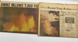 Lot 2 Honolulu Advertiser Star Bulletin Newspapers Kilauea Volcano Hawaii - $64.35