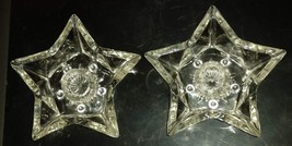Cowboy Texas Star Shaped Candle Holders Set of 2 Christmas Star Candle H... - $19.99