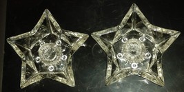 Candle Holders Star Shaped Candle Holders Set of 2 Christmas Star Cowboy... - £19.76 GBP