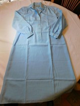 Schrader Sport Petites Women&#39;s Ladies Long Sleeve Blue Dress Size 8 Peti... - £16.30 GBP