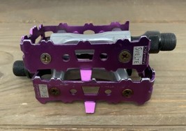 Vintage Odyssey Svelte Pedals Purple Anodized MTB / BMX 9/16” HTF Violet... - £66.45 GBP