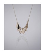 Leafy Necklace-Dangle Necklace-Layering Necklace-Dainty 14k Gold Necklace - $427.00