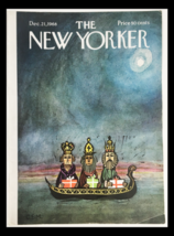 COVER ONLY The New Yorker December 21 1968 Full Cover Theme by Charles E. Martin - £15.18 GBP