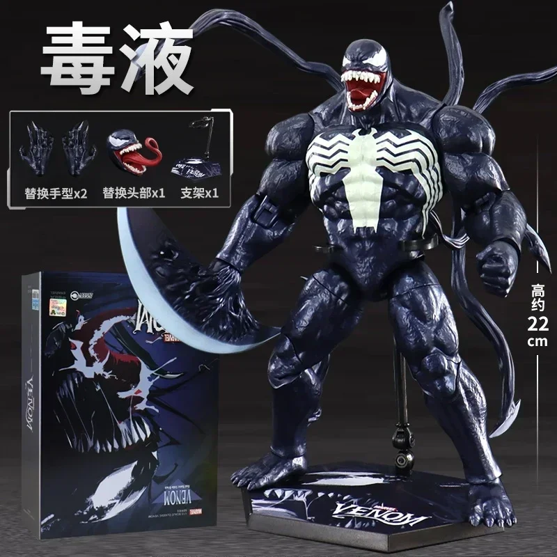 Venom Marvel Original Parasitic Captain America Black Panther Carnage 1/10 - £29.24 GBP+