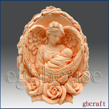 egbhouse, 3D Silicone Candle Mold, soap mold – Mother Angel's Loving Wings - £142.79 GBP