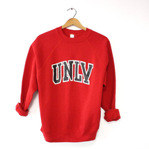 Vintage University of Nevada Las Vegas Runnin Rebels UNLV Sweatshirt Medium - £60.34 GBP