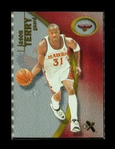 Vintage 2000-01 FLEER EX Glitter Basketball Card #3 JASON TERRY Atlanta Hawks - £7.78 GBP