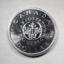 1964 Canada Silver Dollar Elizabeth II CH GEM Proof-like AM475 - £20.41 GBP