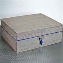 Brizard and Co Bleached Oak Wood Humidor 60 / 70 count Made in USA image 6