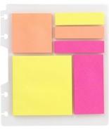 TUL Custom Note-Taking Discbound Sticky Note Pads, 3&quot;x3&quot;, Assorted Color... - $274.12 MXN