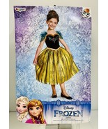 Disney&#39;s Frozen- Anna Gown/Dress Deluxe Girls Halloween Costume- Girl&#39;s ... - £31.45 GBP