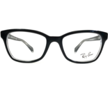 Ray-Ban Kids Eyeglasses Frames RB1591 3529 Polished Black Clear Square 4... - £62.29 GBP