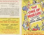 The Time of Your Life Advertising Brochure McCarter Theatre Princeton 19... - $27.72
