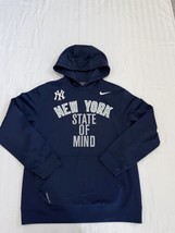 Nike New York Yankees Therma-Fit Hoodie Sweatshirt. Blue White. Model 57... - $26.17