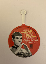 Star Trek Leonard Nimoy The Only Logical Books To Read Spock Metal Tab Button - £15.72 GBP