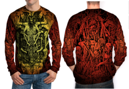 Satani Statue   3D Print Sweatshirt For men - £17.24 GBP