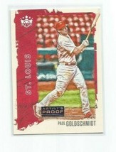 Paul Goldschmidt (St.Louis) 2021 Panini Diamond Kings Blue Artist Proof Card #89 - £3.92 GBP