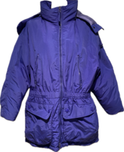 Vintage Eddie Bauer Purple Goose Down Parka Coat Ski Jacket-Size M - £77.85 GBP