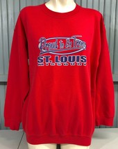 Vintage Proud To Be From St. Louis Missouri Red Large Heavy Blend L/S Sw... - $15.60