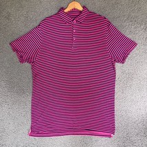 Head Golf Polo Shirt Adult Extra Large Bamboo Pink Stripe Preppy Casual ... - £19.17 GBP