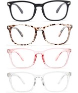 CCVOO 4 Pack Reading Glasses Blue Light Blocking  (1.25 Strength) - $10.60 CAD