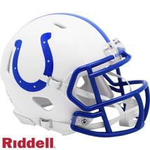 *SALE* INDIANAPOLIS COLTS 1995-2003 THROWBACK SPEED MINI NFL FOOTBALL HE... - £26.20 GBP