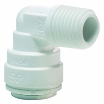 John Guest Speedfit PP480821W 1/4OD by 1/8NPTF Fixed Elbow, 10-Pack - $24.50