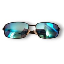 Men&#39;s Blue Mirrored Black Wrap Sunglasses RX-Able GTV Aluminum 61-16-132 mm - $18.22