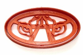 Tiger Face Oval Auburn University Alabama College Cookie Cutter USA PR4316 - £3.12 GBP