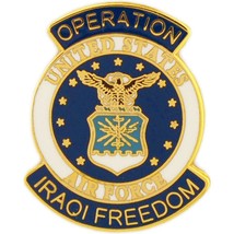 U.S. Air Force Logo Operation Iraqi Freedom Pin 1&quot; - £7.97 GBP