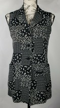 JOIN US Womens Polka Dot Floral Check Sleeveless Casual Button Up Blouse Size XS - £22.04 GBP