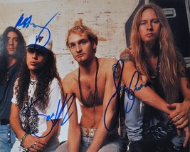 Alice In Chains Band Signed Photo X3 - Jerry Cantrel, Sean Kinny, Mike Inez w/C - £224.91 GBP