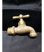 NEW OLD STOCK Brass Faucet Spigot Water Shutoff Valve Hose MADE IN USA U... - $13.99