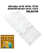 LED strips For LG 50 &quot;ROW 2.1 6916L-1272A 50LN5700 50LA621 6916L-1241A 5... - $499.57 MXN