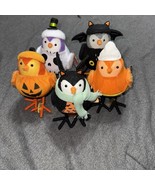 Set of 5 Hyde &amp; Eek 2022 Halloween Birds Screech WingIt Socket Gourdo Ra... - $79.20