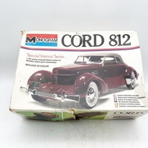Vintage Monogram Cord 812 #2233 Model Kit In Open Box Maroon - $29.99