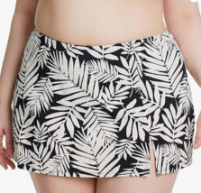 Bleu Rod Beattie Swim Skirt Bottoms Slitted Black White Plus Size 20W $79 - Nwt - £14.11 GBP